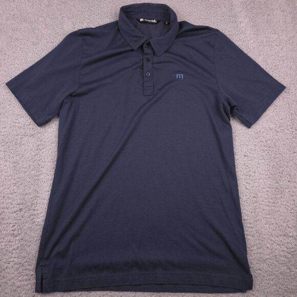 Other - TravisMathew Polo Shirt Mens Size‎ Medium Navy Blue Golf Performance Athletic